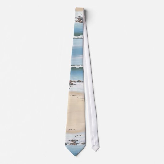 Tag an dem Strand-schlichten Krawatte (Vorderseite)
