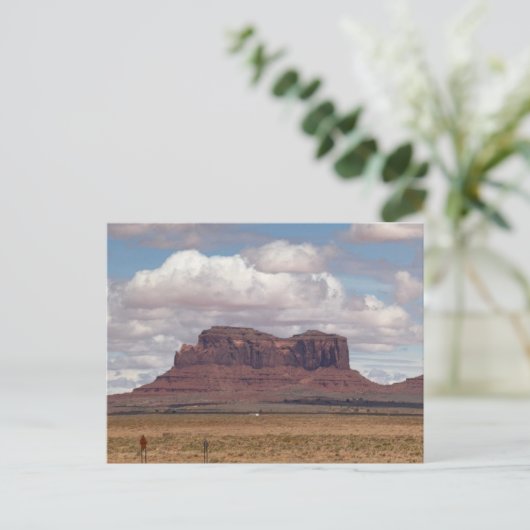Tag. Aufstieg des Monument Valley. Postkarte (Stehend Vorderseite)