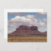 Tag. Aufstieg des Monument Valley. Postkarte (Vorne/Hinten)