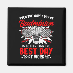 Tag bei Badminton Racket Shuttle Hobby Badminton P Magnet