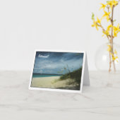 Tag bei der Beach Rentiment Card Karte (Gelbe Blume)