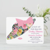 Tag bei Races Bridal Dusche Einladung (Stehend Vorderseite)