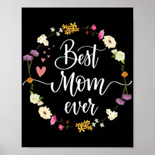 Tag Beste Mama Geschenke von Tochter Sohn Mama Kin Poster