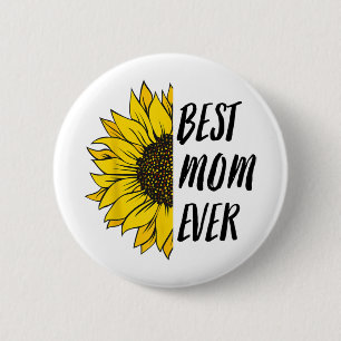 Tag Beste Mama je von Tochter Sohn Mama Kinder Button