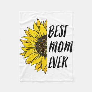 Tag Beste Mama je von Tochter Sohn Mama Kinder Fleecedecke
