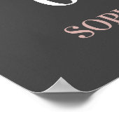 Tag Beste Tag Ja Tag Hochzeit Datum Unterschreiben Poster (Ecke)