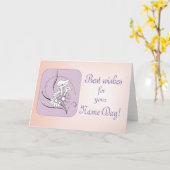 Tag Beste Wunschkarte Karte (Gelbe Blume)