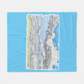 Tag bewölkt fleecedecke (Vorderseite (Horizontal))