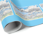 Tag bewölkt geschenkpapier (Rolleneckpunkt)