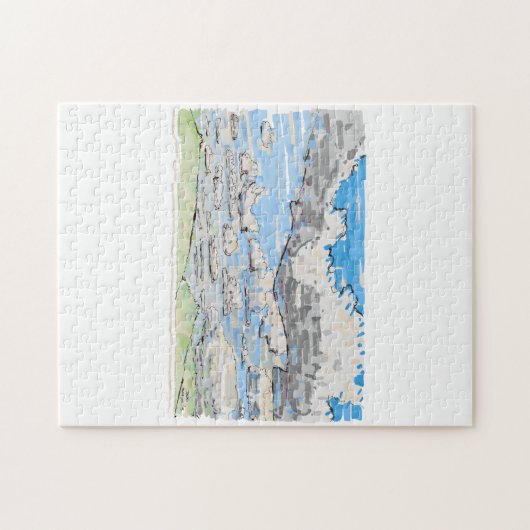 Tag bewölkt puzzle (Horizontal)