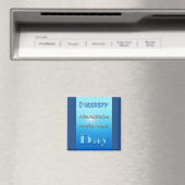 Tag blauer Verwaltungspersonal Magnet (In Situ (Geschirrspüler))