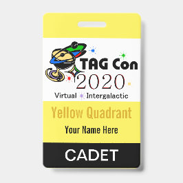 TAG Con 2020 - Gelber Quadrant - Cadet Ausweis