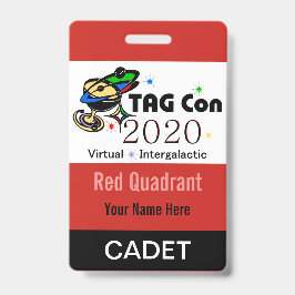 TAG Con 2020 - Red Quadrant - Cadet Abzeichen Ausweis