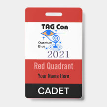 TAG Con 2021 - Roter Quadrant - Abzeichen Cadet