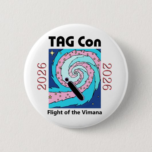 TAG Con 2026 Flight of the Vimana Button (Vorderseite)