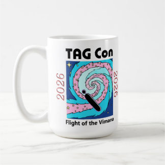 TAG Con 2026 Flight of the Vimana - Klassischer Be Kaffeetasse