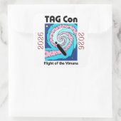 Tag Con 2026 - Flug der Vimana Aufkleber (Tasche)