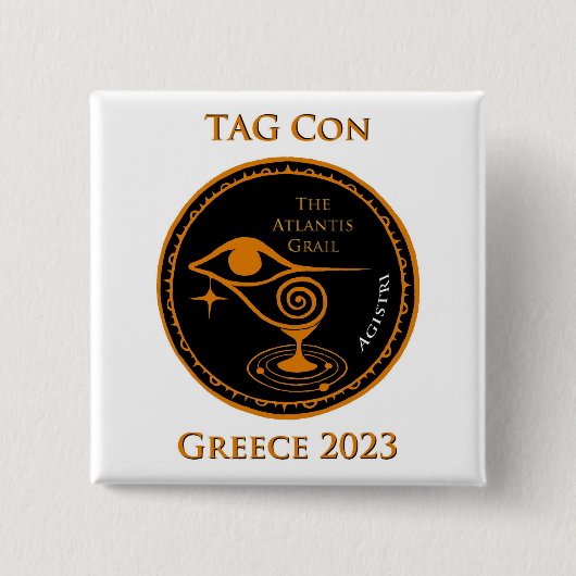 TAG Con Greece 2023 - Square Button (Vorderseite)