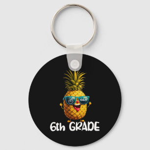 Tag der 6. Klasse Frieden aus 6. Klasse Funny Grad Schlüsselanhänger