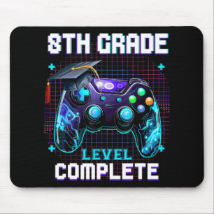 Tag der 8. Stufe Vollständiger Abschluss Ihm Junge Mousepad