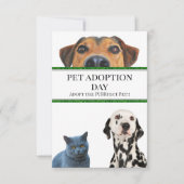 Tag der Adoption Einladung (Vorderseite)