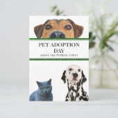 Tag der Adoption Einladung (Stehend Vorderseite)