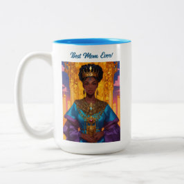 Tag der Afrikanischen Königin Zweifarbige Tasse