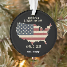 Tag der amerikanischen Befreiung 2. April 2025 Fei Ornament