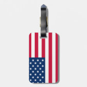 Tag der amerikanischen Flagge Gepäckanhänger (Rückseite vertikal)