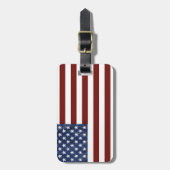 Tag der amerikanischen Flagge Gepäckanhänger (Vorderseite vertikal)