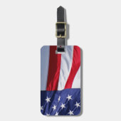 Tag der amerikanischen Flagge Gepäckanhänger (Vorderseite vertikal)