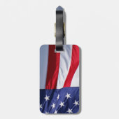Tag der amerikanischen Flagge Gepäckanhänger (Rückseite vertikal)