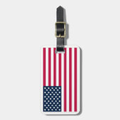 Tag der amerikanischen Flagge Gepäckanhänger (Vorderseite vertikal)