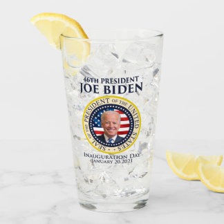 Tag der Amtseinführung 2021 Präsident Biden Glas