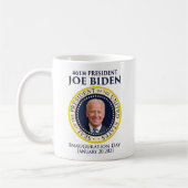 Tag der Amtseinführung 2021 Präsident Biden Kaffeetasse (Links)