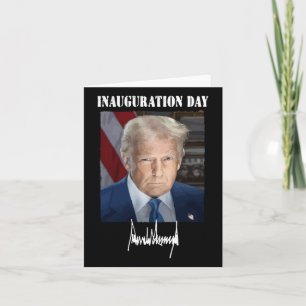 Tag der Amtseinführung 2025 - Donald Trump Präside Karte