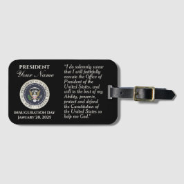 Tag der Amtseinführung 20. Januar 2025 hinzufügen Gepäckanhänger