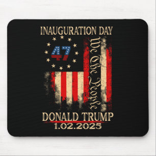 Tag der Amtseinführung Trumps 2025 Präsident Donal Mousepad