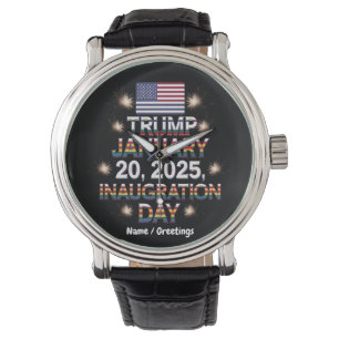Tag der Amtseinführung Trumps 20. Januar 2025 Armbanduhr