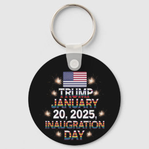 Tag der Amtseinführung Trumps 20. Januar 2025 Schlüsselanhänger