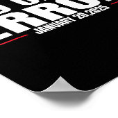 Tag der Amtseinführung Trumps 47. Präsident Januar Poster (Ecke)