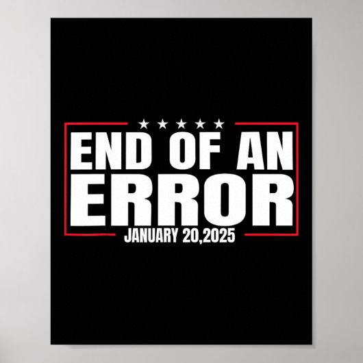 Tag der Amtseinführung Trumps 47. Präsident Januar Poster (Vorne)