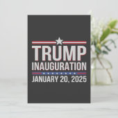 Tag der Amtseinführung Trumps Präsident Januar 202 Einladung (Stehend Vorderseite)