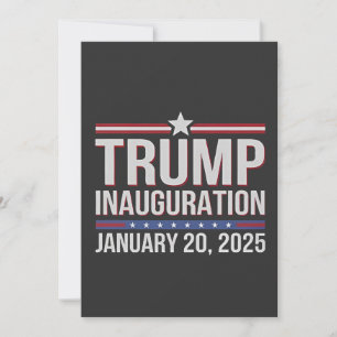 Tag der Amtseinführung Trumps Präsident Januar 202 Einladung