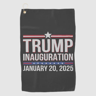 Tag der Amtseinführung Trumps Präsident Januar 202 Golfhandtuch