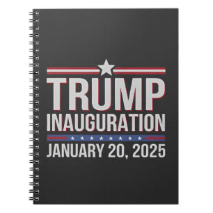 Tag der Amtseinführung Trumps Präsident Januar 202 Notizblock