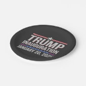 Tag der Amtseinführung Trumps Präsident Januar 202 Pappteller (Schrägansicht)