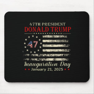 Tag der Amtseinführung von Donald Trump zum Präsid Mousepad