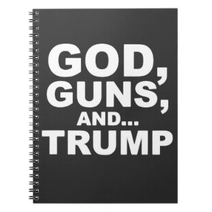 Tag der Amtseinführung von Gott, Waffen und Trump  Notizblock