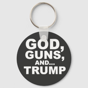 Tag der Amtseinführung von Gott, Waffen und Trump Schlüsselanhänger